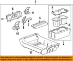 Gm Oem 14-15 Sierra 1500 Center Console-upper Trim Panel 22995092 New. Price: $128.55.
