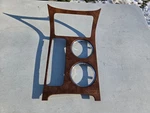 2007-2010 Saturn Outlook Center Console Shift Surround Trim Bezel Faux Wood Oem Used. Price: $45.00.