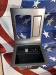2005-2012 Nissan Pathfinder Oem Silver Center Console Shifter Storage Bezel Trim Used. Price: $100.00.