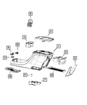 Genuine Mopar Floor Console 5RJ941D2AH New. Price: $408.45.