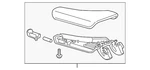 Genuine Gm Jet Black Front Floor Console Armrest 84149130 New. Price: $152.46.