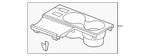 Genuine Mazda Cup Holder CE49-64-39X-02 New. Price: $69.70.