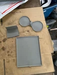 2009 2012 Hyundai Santa Fe Center Console Rubber Tray Pad Mat Set 3 Oem Used. Price: $28.00.