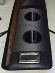 1970-74 Mopar E-body & 1971 B-body Console Cup Holder Kit New. Price: $79.00.