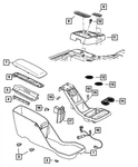 Genuine Mopar Floor Console Plate UF201DHAG New. Price: $16.78.