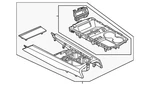 Genuine Nissan Upper Trim Panel 96941-7BA0A New. Price: $469.62.