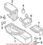 Genuine Armrest Support Trim Panel Center Console Upper Black For Bmw E46 New. Price: $60.77.