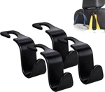 Amooca Car Seat Headrest Hook 4 Pack Hanger Storage Organizer Universal For H... New. Price: $11.99.