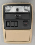 Roof Overhead Console Dome Light 10-13 Toyota 4RUNNER Tan Used. Price: $150.00.