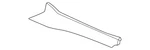 Genuine Nissan Console Trim Panel 96907-6RR0A New. Price: $95.21.