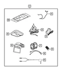 Genuine Mopar Console Panel 68189012AA New. Price: $7.45.