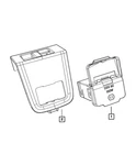 Genuine Mopar Floor Console Bezel 1UB90DX9AA New. Price: $32.00.