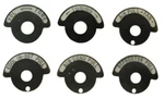 1964 Corvette Plate Set Dash Control With Air Conditioning Pieces New. Price: $37.95.