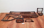 7-08 Oem Bmw E92 335 Wood Burr Walnut Interior Trim Dash Panels Ccc Console Set Used. Price: $229.95.