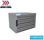 Adrian Steel 9, 4-DRAWER Unit W/ Lock New. Price: $459.95.
