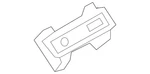 Genuine Volkswagen Trim Plate 3CN-858-339-A-1QB New. Price: $10.62.