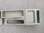 Bmw E34 Parchment Tan Leather Rear Center Console Used. Price: $40.00.
