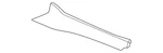 Genuine Nissan Console Trim Panel 96907-6RR1A New. Price: $177.26.