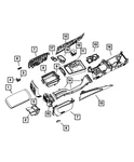 Genuine Mopar Console Armrest 1TL45HL1AC New. Price: $120.97.