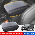 Leather Center Console Lid Armrest Cover For Jeep Wrangler Jlu 2018-2024 New. Price: $14.05.