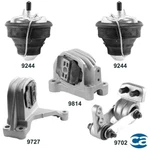Engine Motor Mounts & Trans 5PCS Set For Volvo S60 01-08 2.3/2.4L New. Price: $189.00.