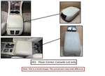 Tan Lea Console Lid Oem 16-20 Gmc Yukon Used. Price: $80.00.