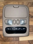 2001-2007 Toyota Sequoia Overhead Console Dome Light Lamp Storage Homelink Tan Used. Price: $79.99.