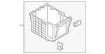 Genuine Volkswagen Compartment Box 3CN-864-089-A New. Price: $36.56.