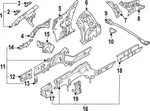 Genuine Nissan Rear Panel 66302-6GP0A New. Price: $221.39.