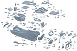 Genuine Mercedes-benz Roller Blind 167-810-81-01 New. Price: $360.84.