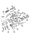 Genuine Mopar Console Armrest Export 6NZ19XDBAA New. Price: $445.05.