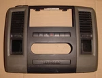 09 10 11 12 Dodge Ram 1500 2500 Radio Dash Trim Panel Bezel Grey #5 Used. Price: $139.99.