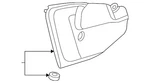 Genuine Honda Console Panel 77295-SWA-A02ZC New. Price: $63.25.