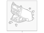 Genuine Honda Console Assembly 77291-SHJ-A01ZB New. Price: $84.15.