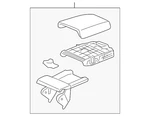 Genuine Honda Armrest Assembly 83450-TA5-A11ZA New. Price: $935.35.