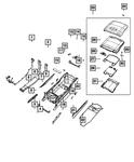 Genuine Mopar Console Panel 6EG553F4AB New. Price: $118.17.
