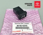 86190-42040 Toyota 2013-20 Prius Mirai C-hr RAV4 Adapter Assy, Stereo Jack, NO.1 New. Price: $90.00.