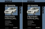 2004 Toyota RAV4 Factory Shop Service Manual New. Price: $186.00.
