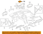 Gm Oem 11-15 Volt Instrument Panel Components-compartment Mat 22759356 New. Price: $32.40.