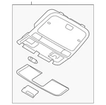 Genuine Subaru Overhead Console 92151AG11AOR New. Price: $109.60.