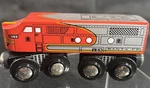Lionel Heritage Series Wooden Santa Fe Locomotive Train Thomas Compatible Used. Price: $27.50.
