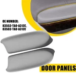 Pair For Accord Honda 2008-2012 Sedan Door Front Panels Armrest Lid Cover Gray New. Price: $16.14.