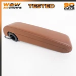 04-13 Bentley Continental Flying Spur Gtc Front Left Armrest Brown Leather Oem Used. Price: $106.65.