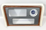 05-06 Cadillac Escalade Shale / Woodgrain Radio Hvac Surround Trim With Clock Used. Price: $42.95.