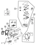 Genuine Mopar Console Slide 1TF38DK2AA New. Price: $51.98.