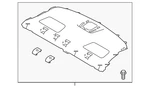 Genuine Nissan Package Tray Trim 79910-6CA0A New. Price: $327.00.