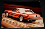 1983 Mustang 5.0 Convertible Press Release Flip Up Top Original Ford Poster Used. Price: $32.29.