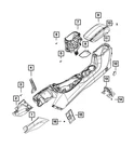 Genuine Mopar Console Armrest 5ZK071X9AB New. Price: $287.51.