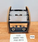 10-15 Oem Bmw F01 F02 740 750 Center Console Rear Air Vent Trim Brown* Used. Price: $59.95.
