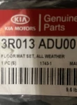 3R013-ADU00 Kia Cadenza Oem Floor Mat Set Of 4 New. Price: $90.00.